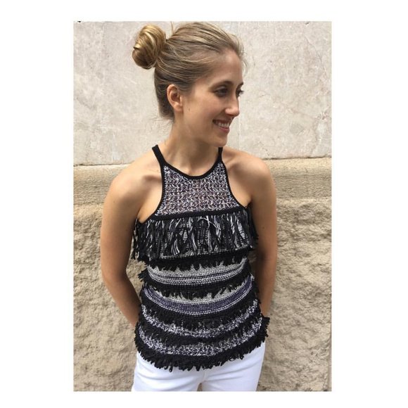 🎉HP🎉 NWT ELEVEN SIX Luxury Knitwear Isa Sweater Tank - Picture 1 of 9